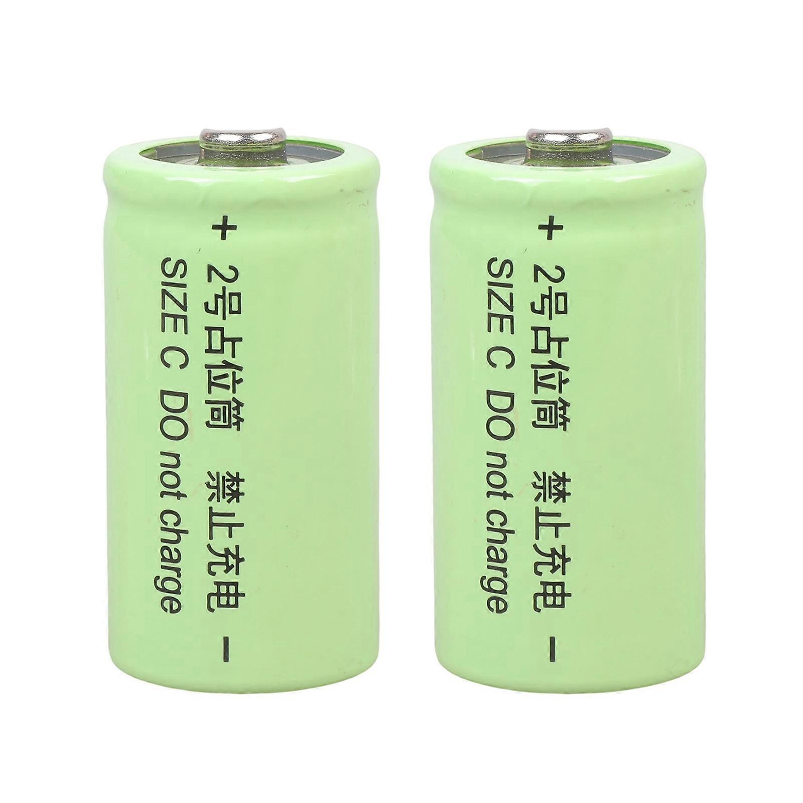 Dummy Battery Conductor LR14 C Size Fake Dummy Batteries For Rechargeable Battery Replacement Could Not Charging Multicolor