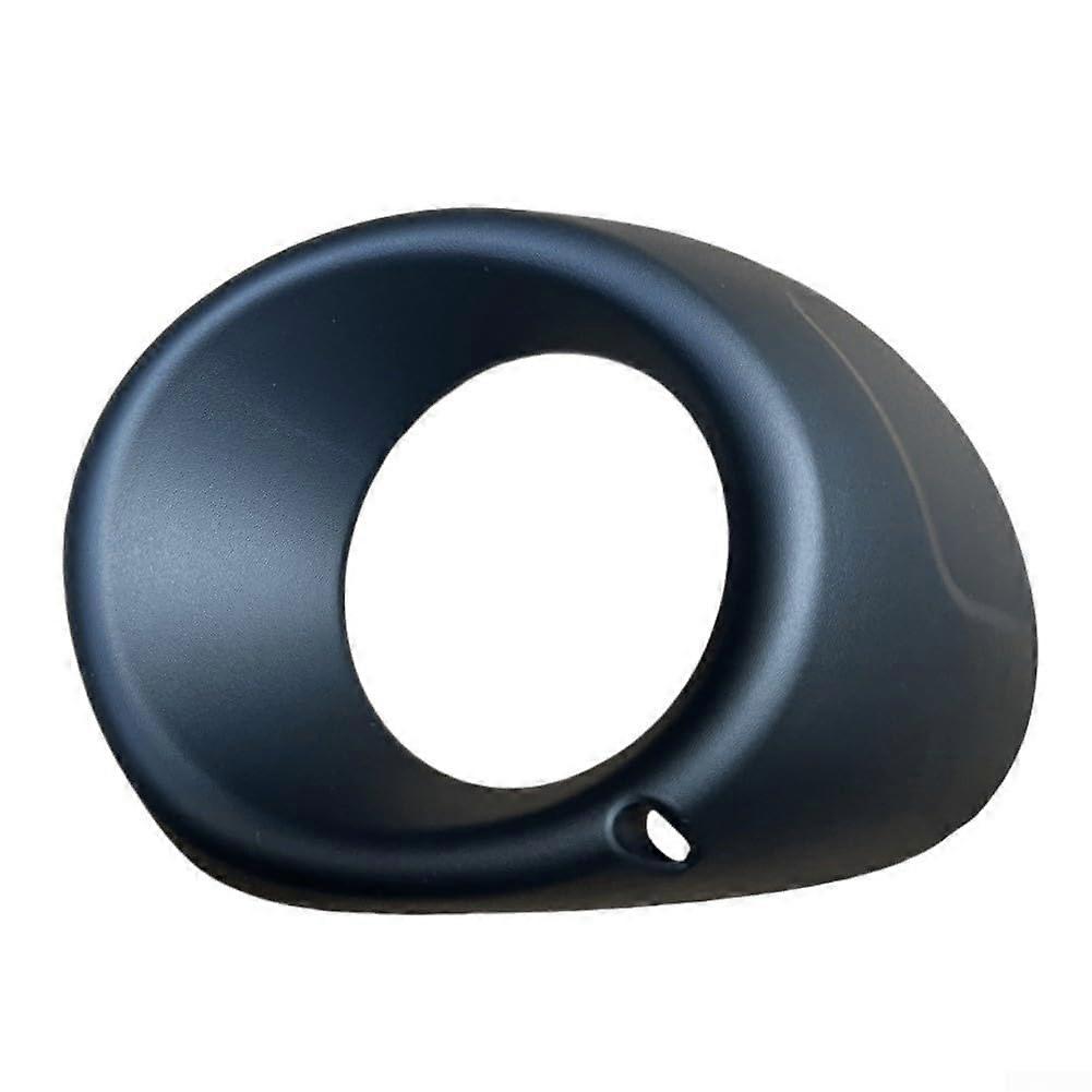 Black Car Fog Light Frame for Outlander 20132015, ABS Housing with Weather Trim, Set of 2