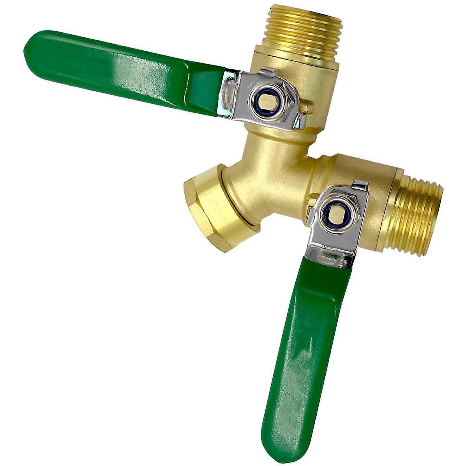Efficient Y Style Brass 2 Port Valves with Smooth Operation Quick Install Ball Valves Suitable for Multiple Applications Multicolor