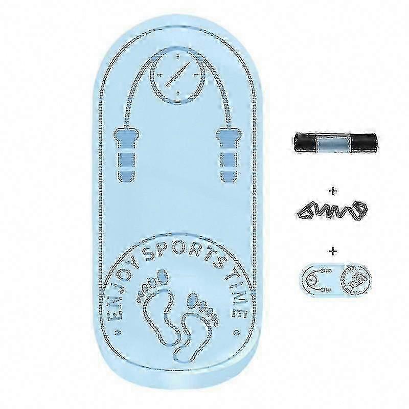 حصيرة القفز على الحبل حصيرة ممارسة اللياقة البدنية ، حصائر تمرين غير قابلة للانزلاق لأرضيات الصالة الرياضية المنزلية