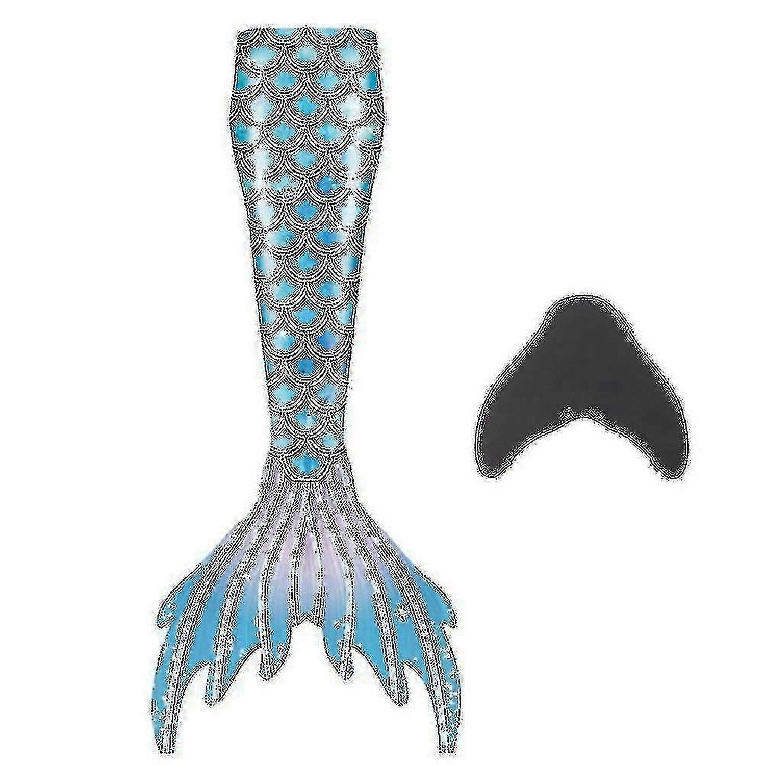 ذيول حورية البحر للسباحة للأطفال والكبار مع زعانف أحادية