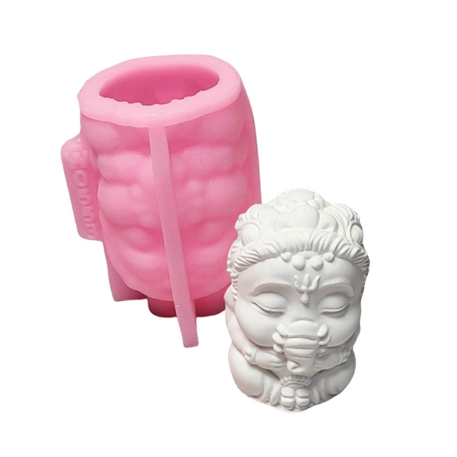 Dancing Lion Statue Silicone Molds for Epoxy Resin Candle Soap Making Fondant Silicone Molds for Chocolate Cake Baking Multicolor