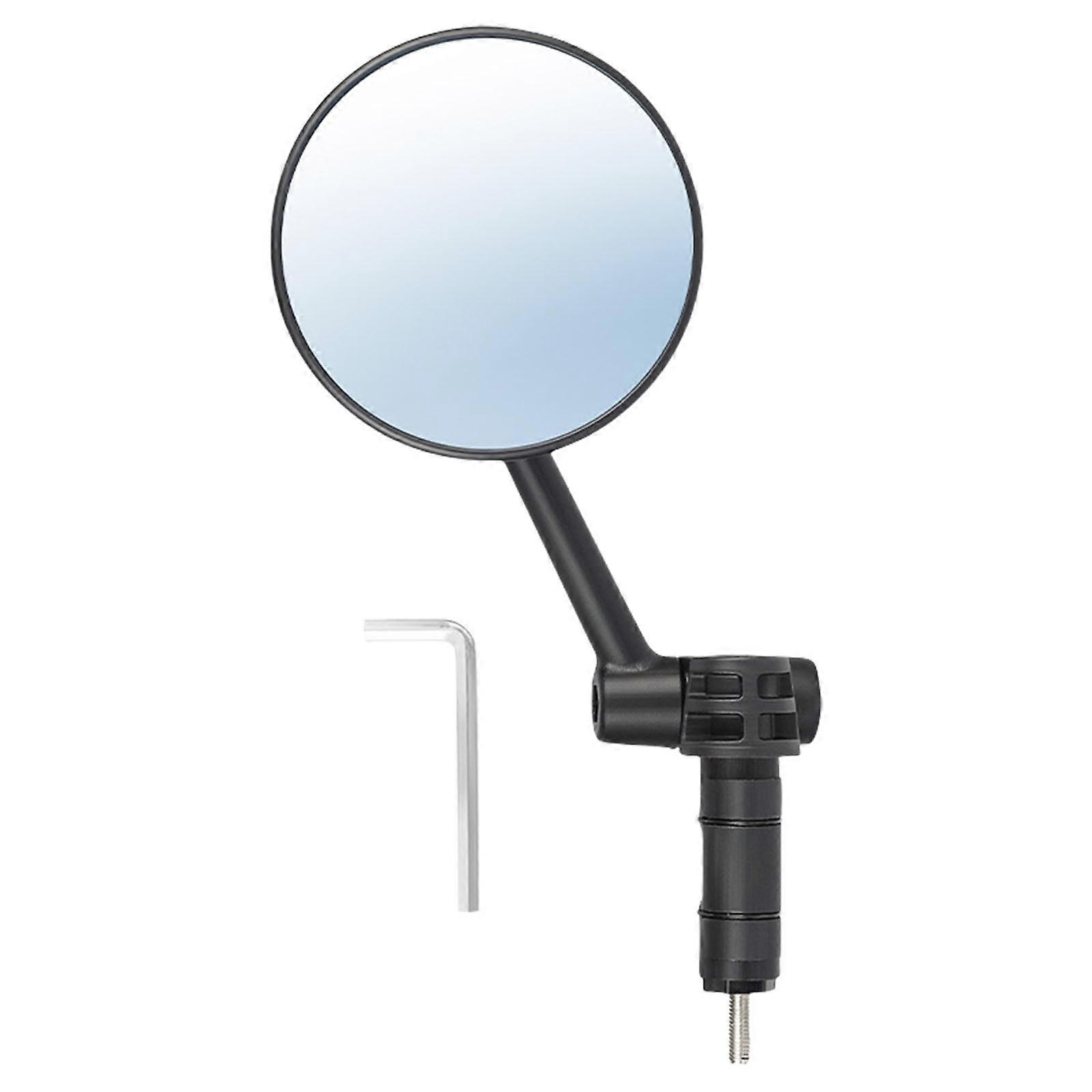 1Pc Rotating Handlebars End Mirror Bicycles Handlebars Plugs Rearview Mirror Adjustable Convex Mirrors Cycling Accessories Multicolor