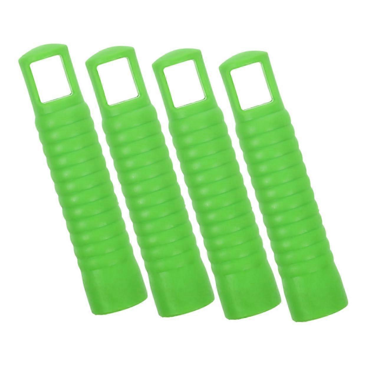 Broom and Mop Handle End Cap Replacement Set of 4 – Durable Plastic Fit for Cleaning Sticks