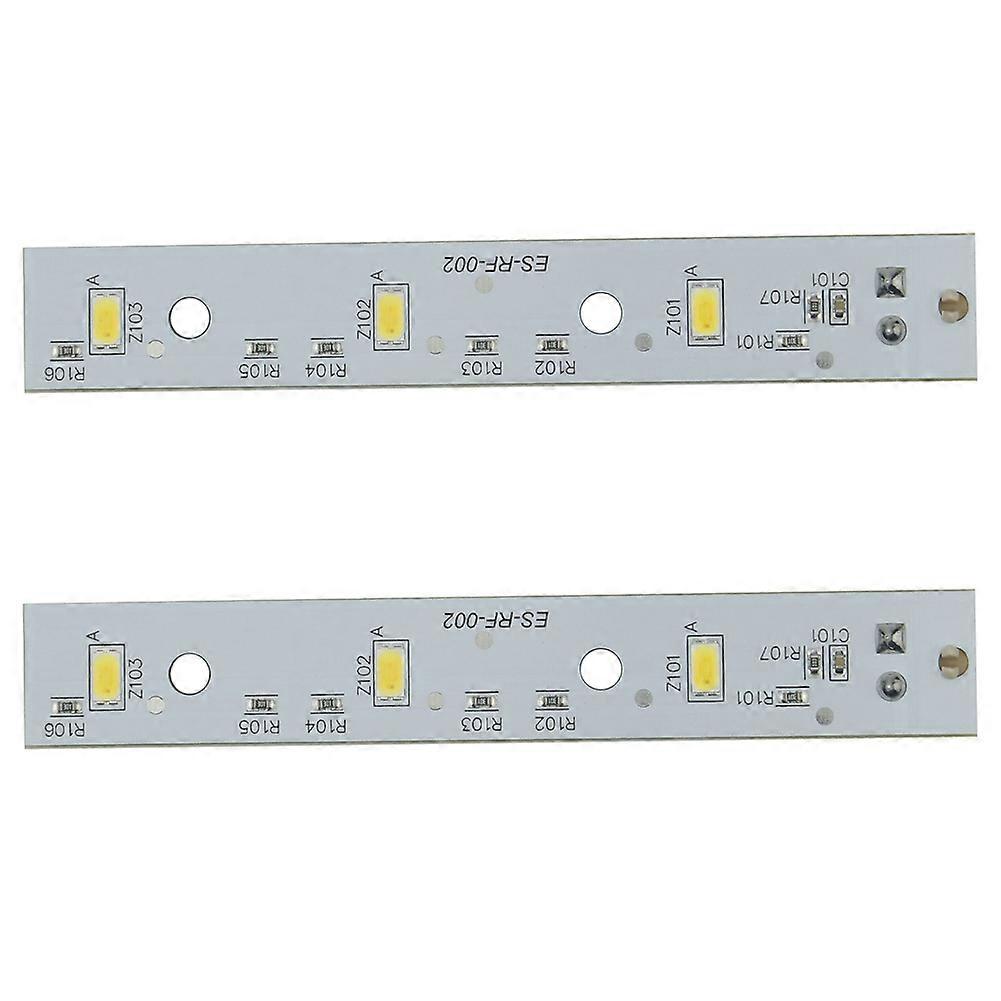 2Pcs WR55X26671 LED Light Compatible for GE Refrigerators LED Light Replace PS11767930 AP6035586 4468532 EAP11767930
