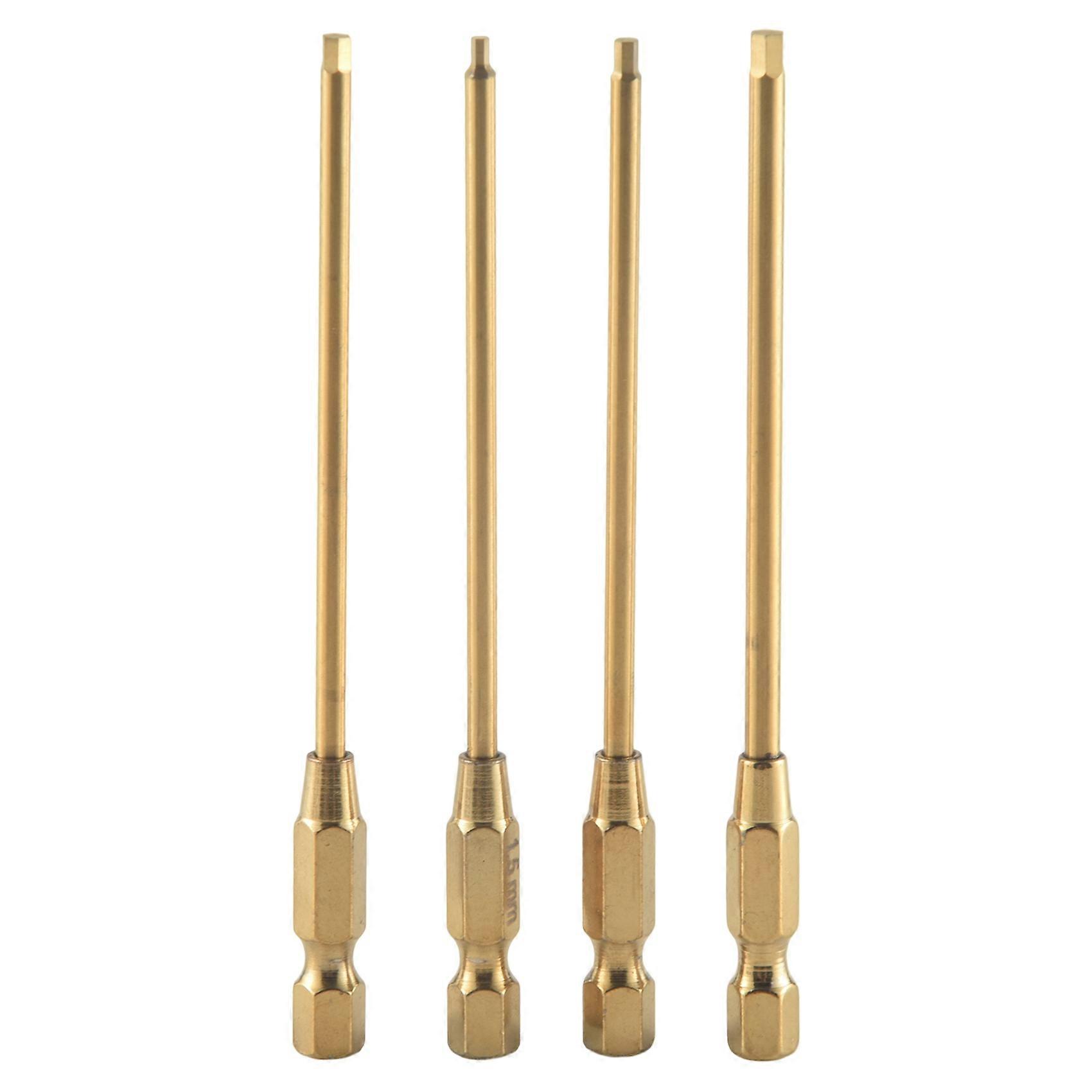 Titanium Quick Change Hex Key Hex Wrenches Screwdrivers Tools Kit 1.5, 2, 2.5 & 3mm RC Model Mini Hand Tool