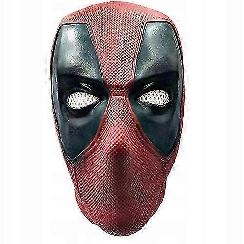 Face Mask Deadpool Latex Mask Super Hero Red