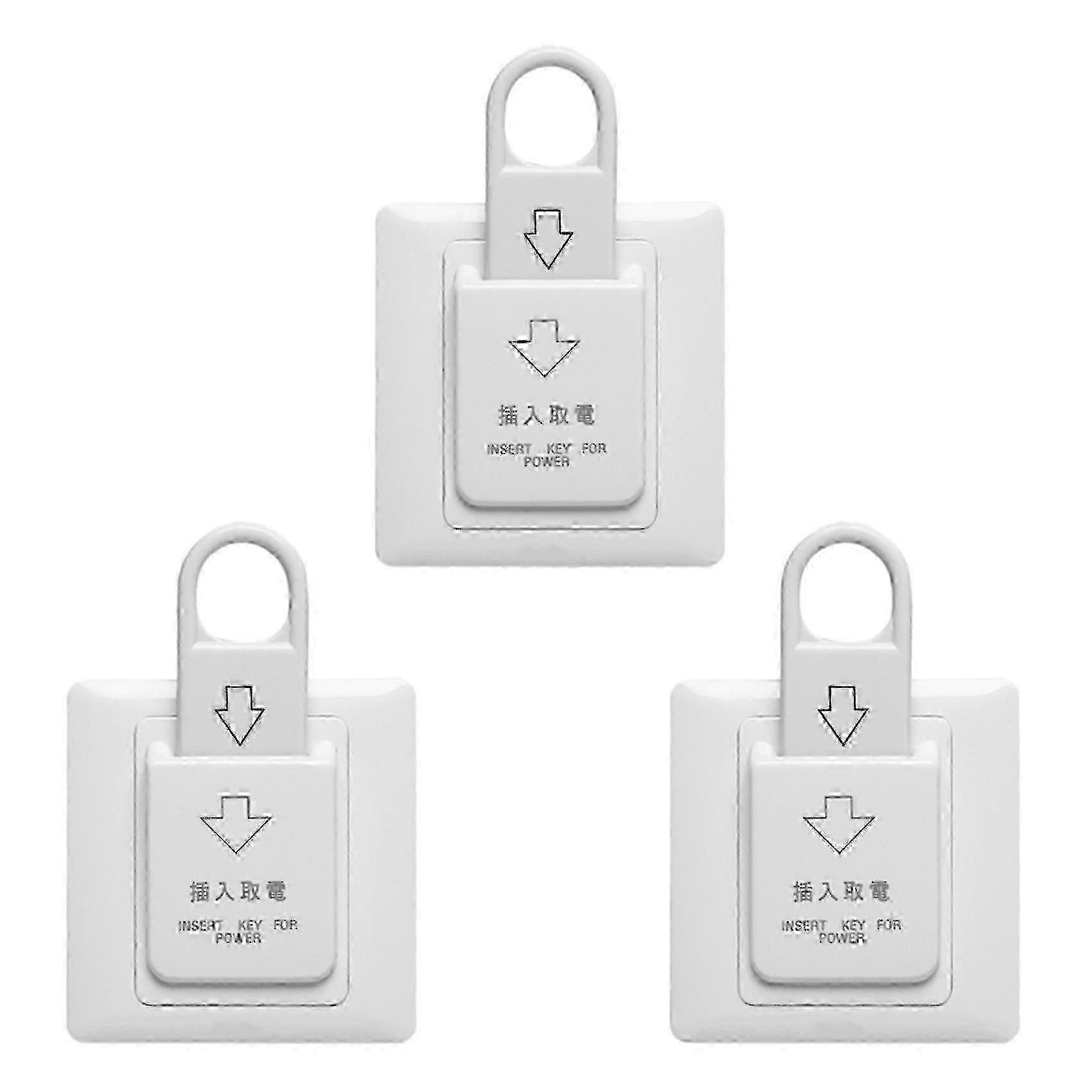w 6x High Grade Hotel Magnetic Card Switch Energy Saving Switch Insert Key For Power Banmo