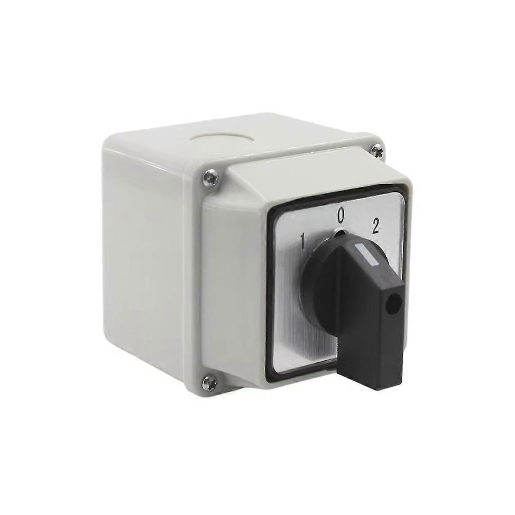 LW26-20/2 Universal Conversion Switch Motor Reverse Dual Power Switch Waterproof Installation with Installation Box