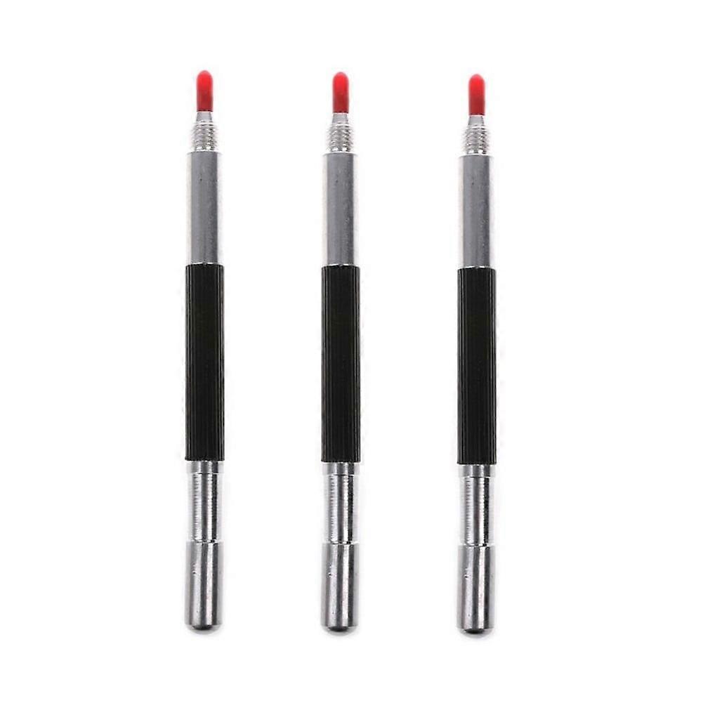 3pcs Double Ended Tungsten Carbide Scribing Pen Tip Steel Scriber Scribe Marker