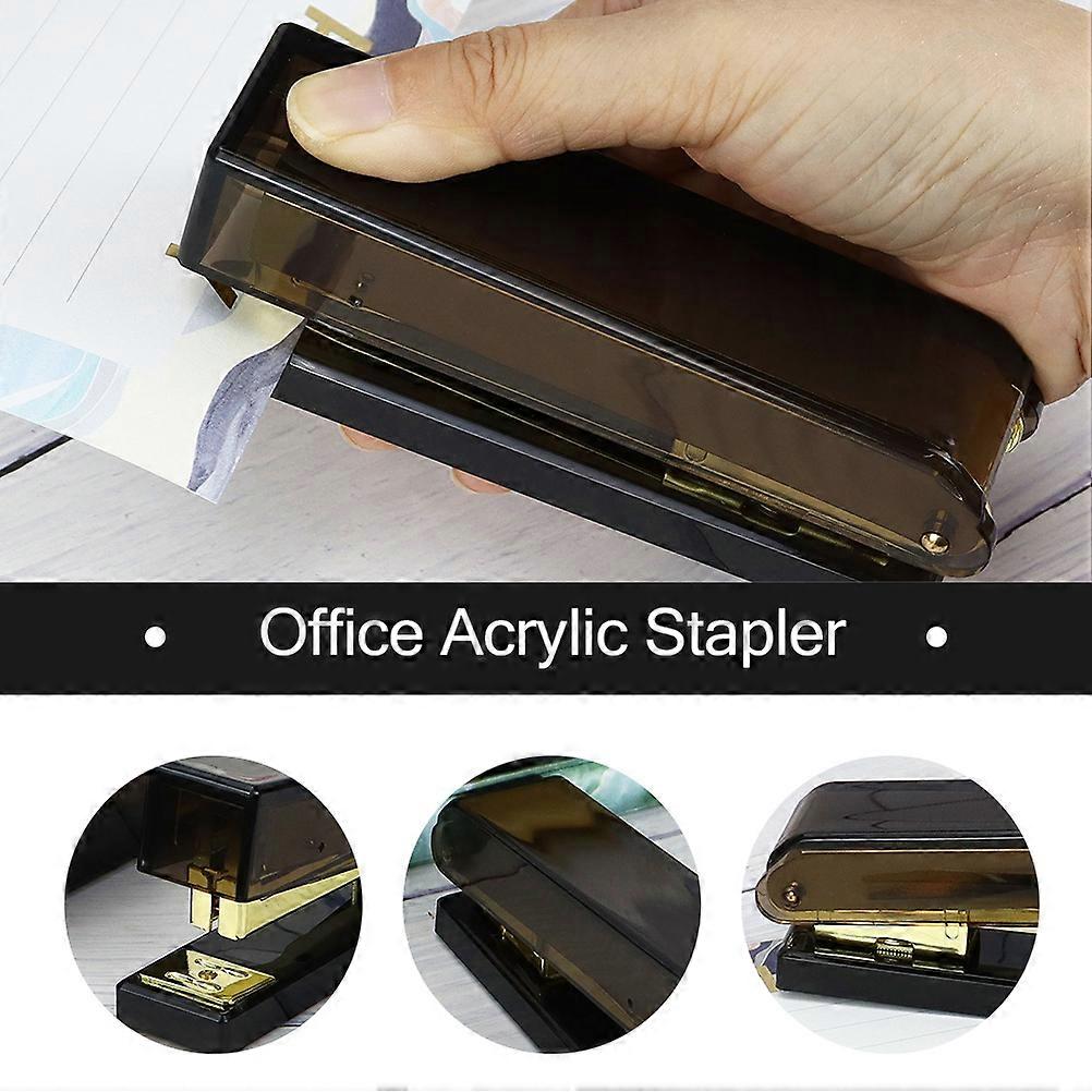 Stapler Decorative Stapler for Stapling Students Acrylic Office Accessory