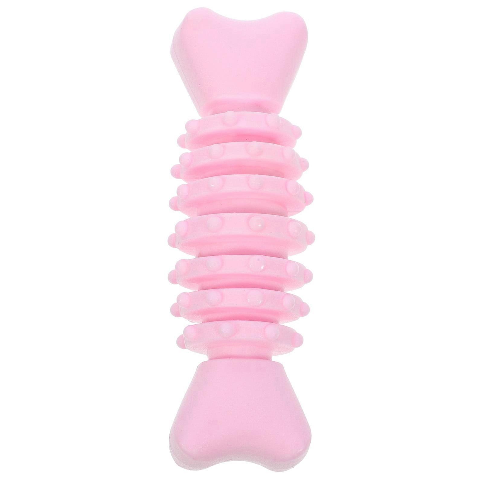 Eease Chewer Dog Toy Aggressive Chewers Toy Dog Teething Bone Shape Interactive Dog Toy