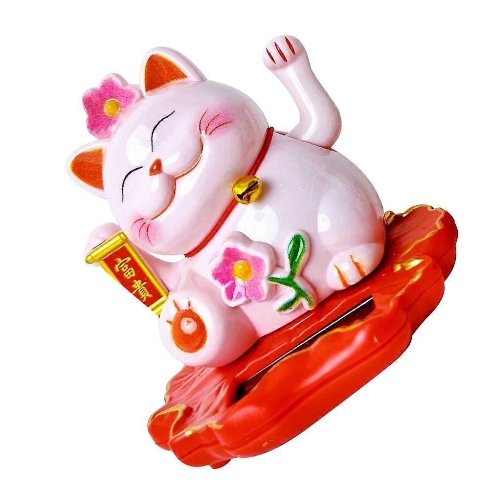 Waving Arm Lucky Cat Cute Cat Statue for Decor with Multi Colors