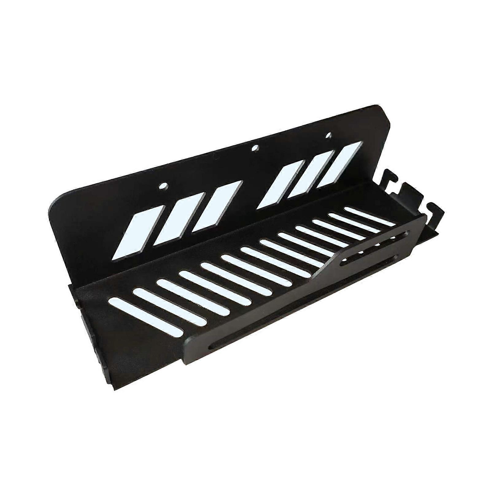 Sturdy Metal Bracket Wall Mounted Holder Stand Convenient Gaming Setup Rack with Cable Management for Switches Console Multicolor