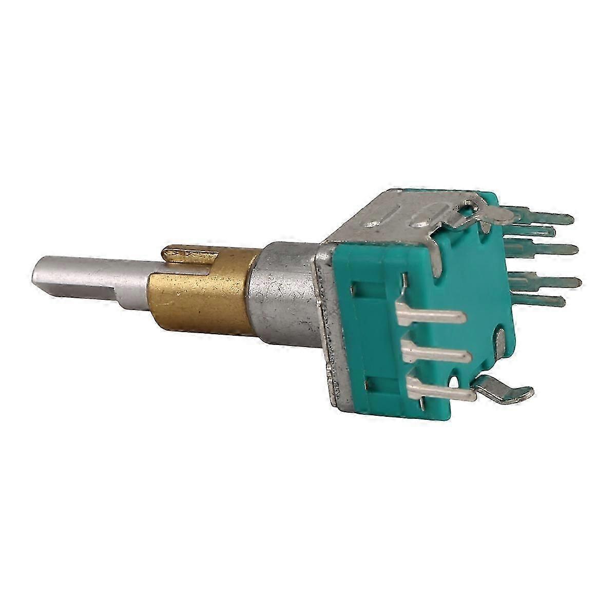 EC11EBB24C03 Dual Axis Encoder with Switch 30 Positioning Number 15 Pulse Point Handle 25mm