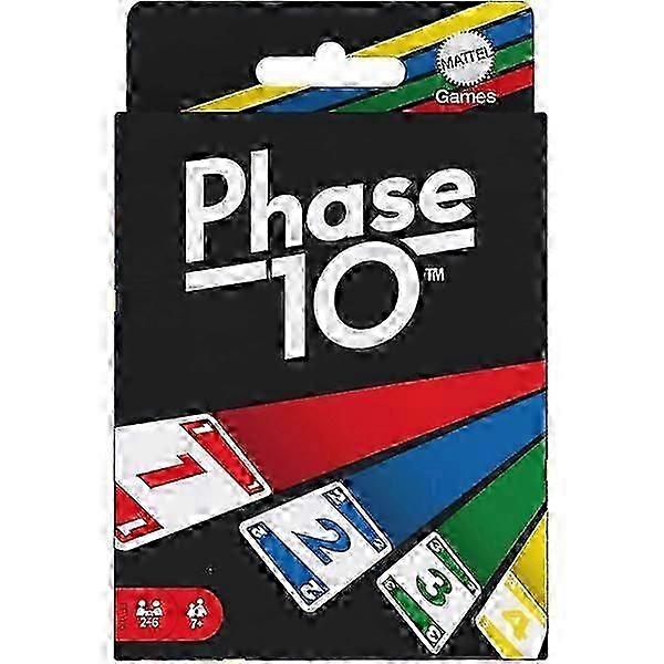 Phase 10 playing cards black box.
