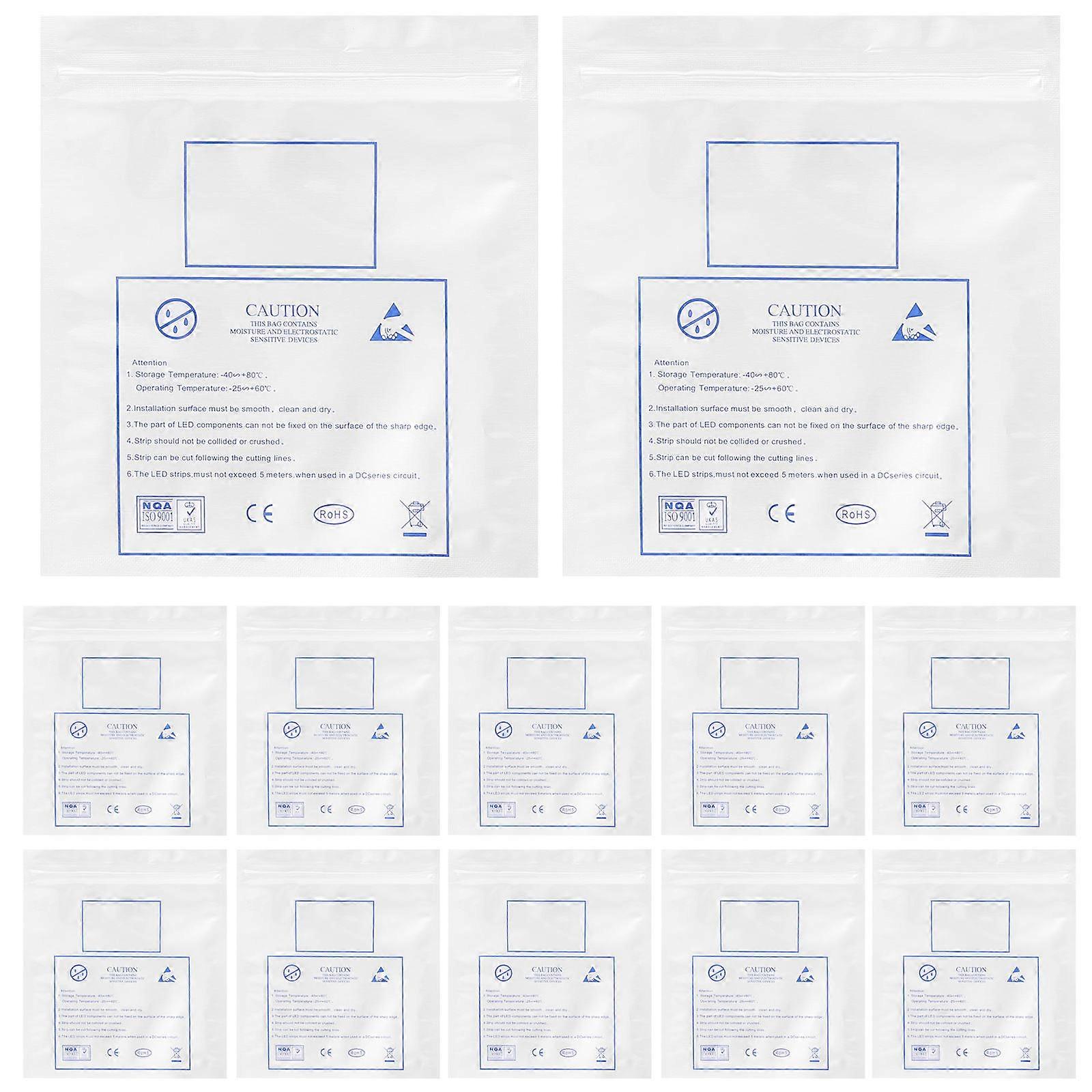 Anti Static Bag Electronic Component Bag with Self Sealing for Storage Use 20Pcs