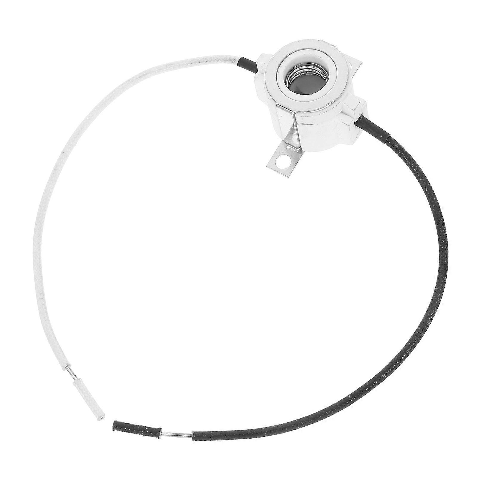 Ceramic Light Socket with Bracket for Bulb High Temperature Resistant Durable Construction Multi Color