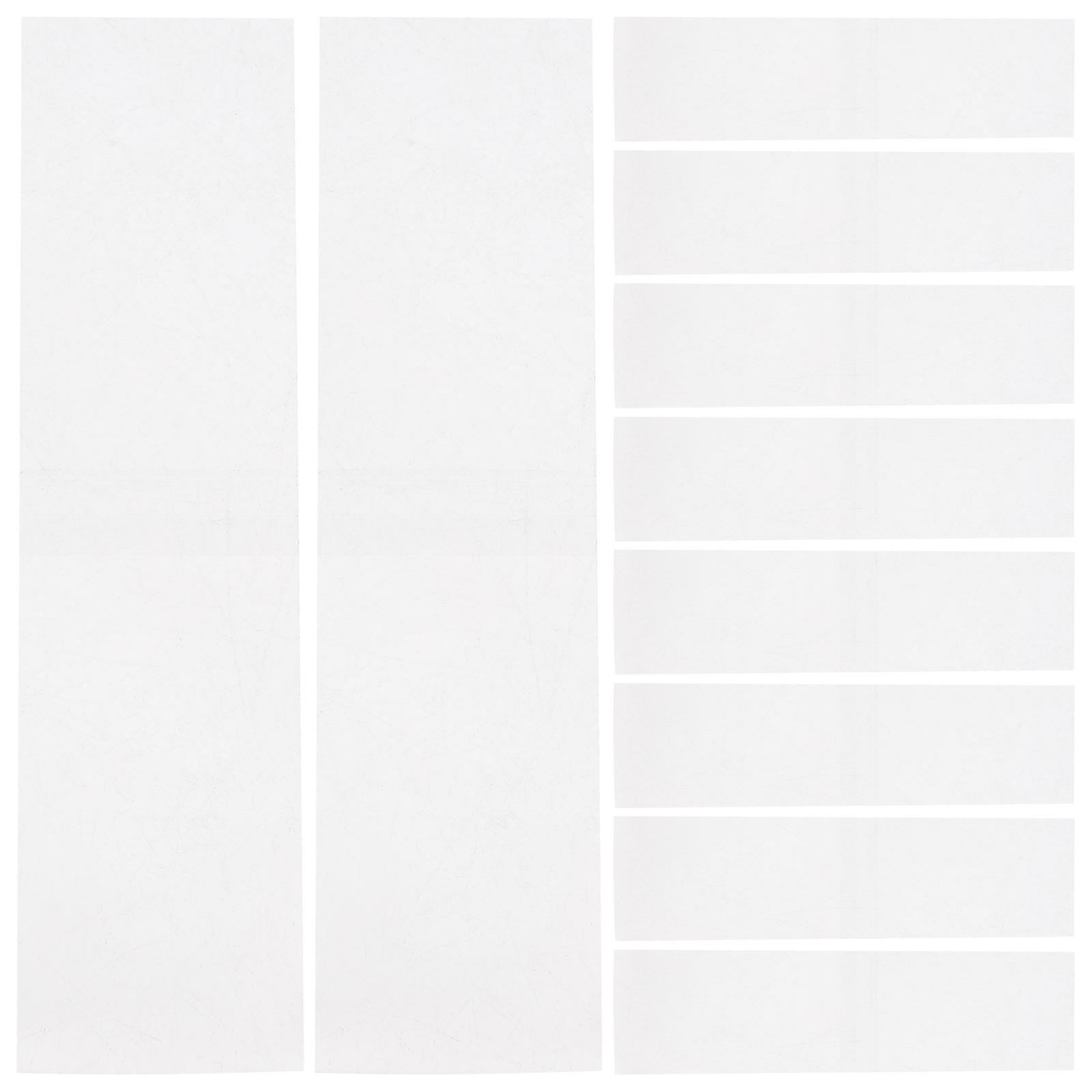 Clear Plastic Shrink Wrap Film for Bottles Heat Seal 400 Sheets Multipurpose