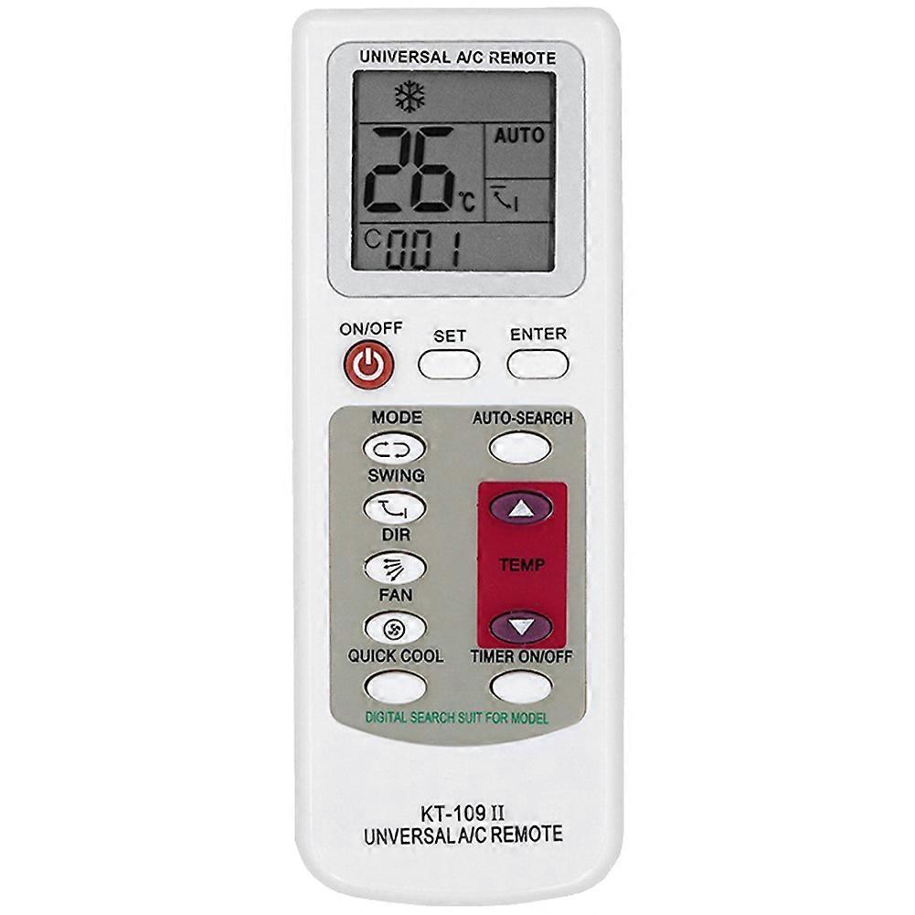 KT-109II Air Conditioner Remote Control Universal Replacement