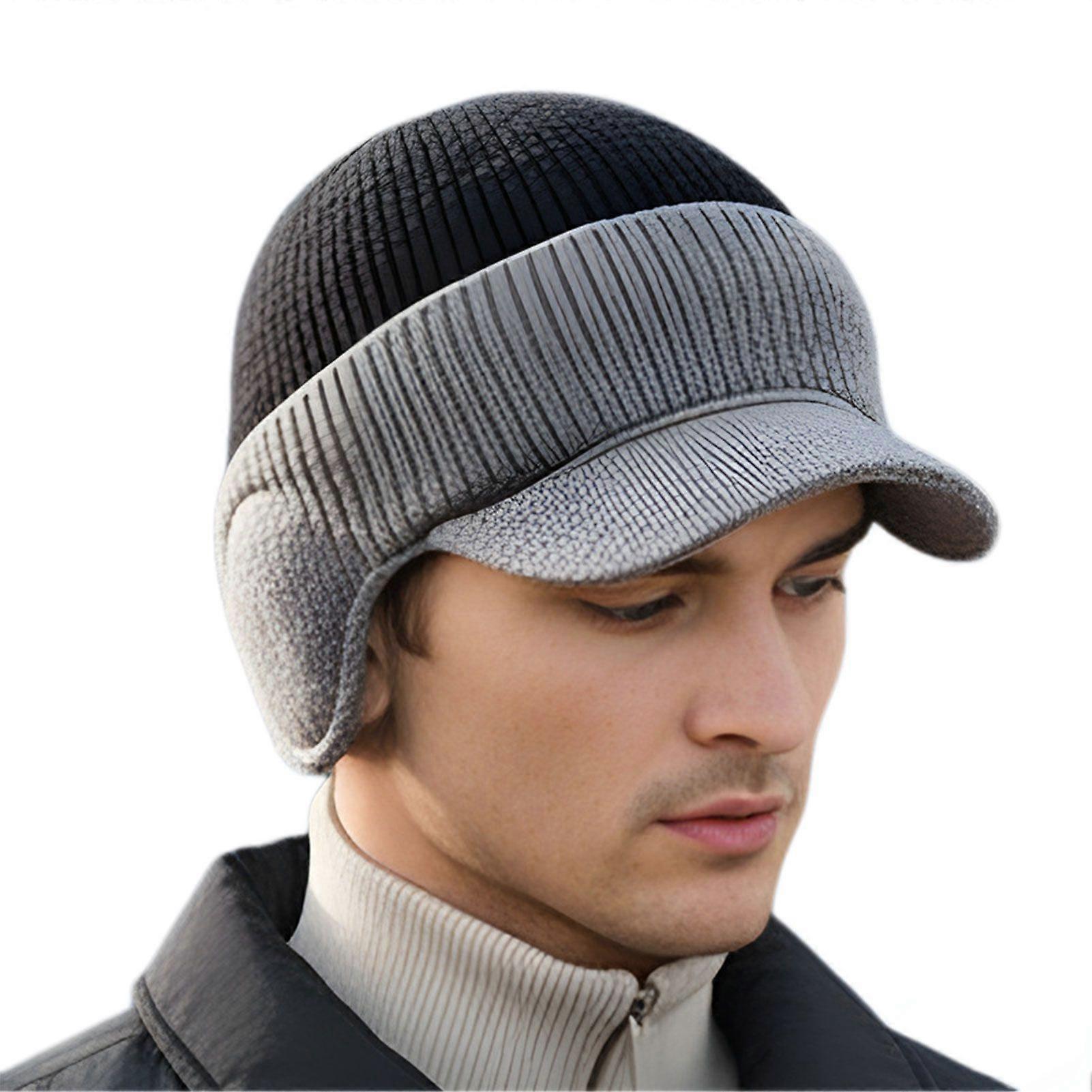 Monipuolinen talvipipo miehille ulkoiluun ja pyöräilyyn, korvasuoja, lämmin lippalakki vaellukseen ja hiihtoon