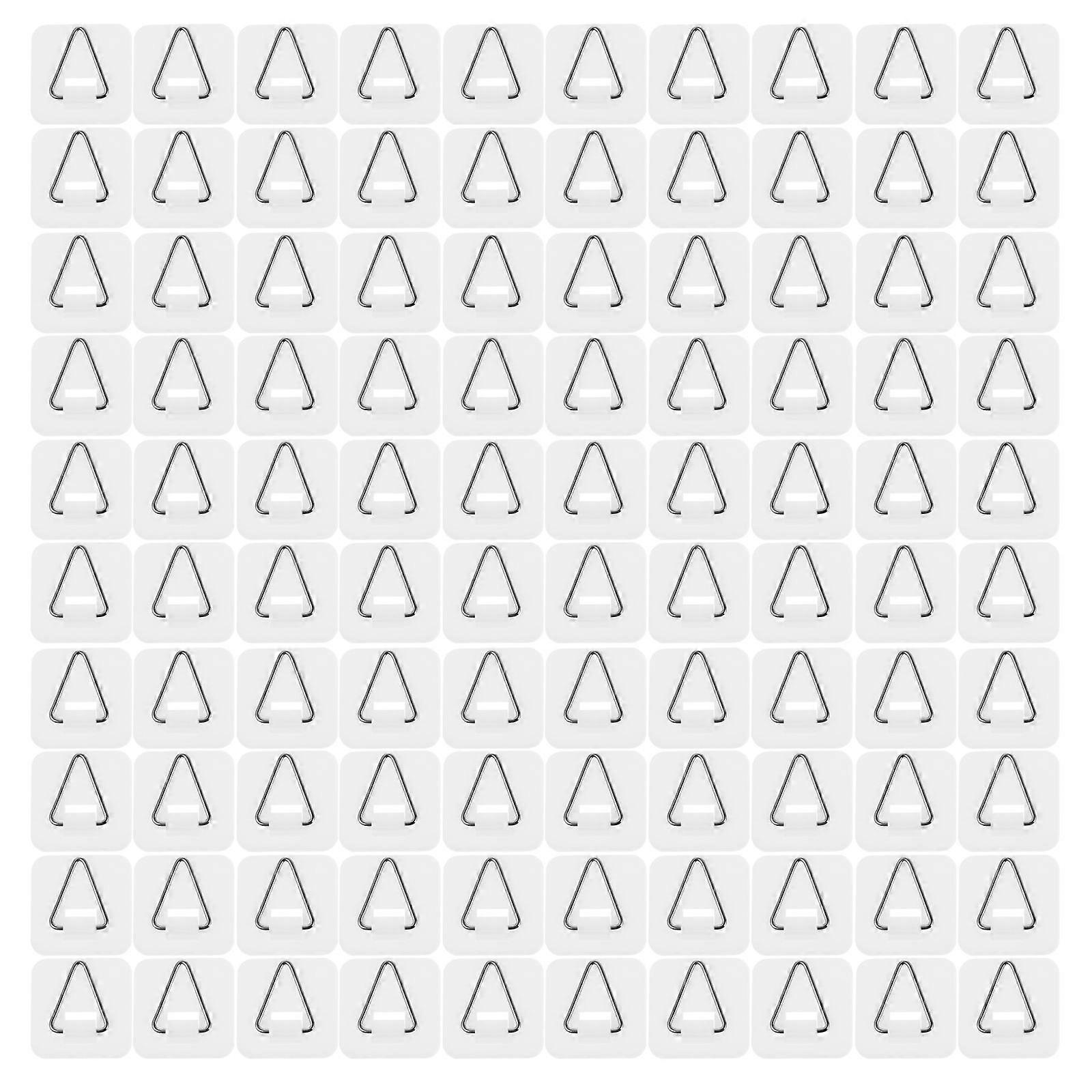 100pcs Vertical Plate Holders Invisible Plate Hanger Multi-use Plate Hanger