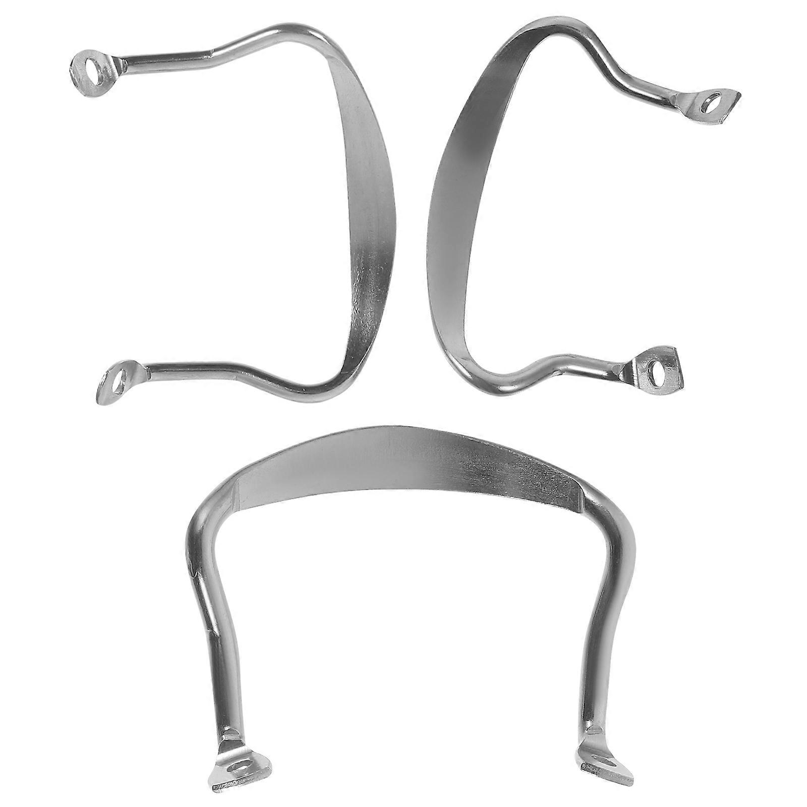 Stainless Steel Tray Handles Pot Side Handle Replacement 2Sets for Kitchen