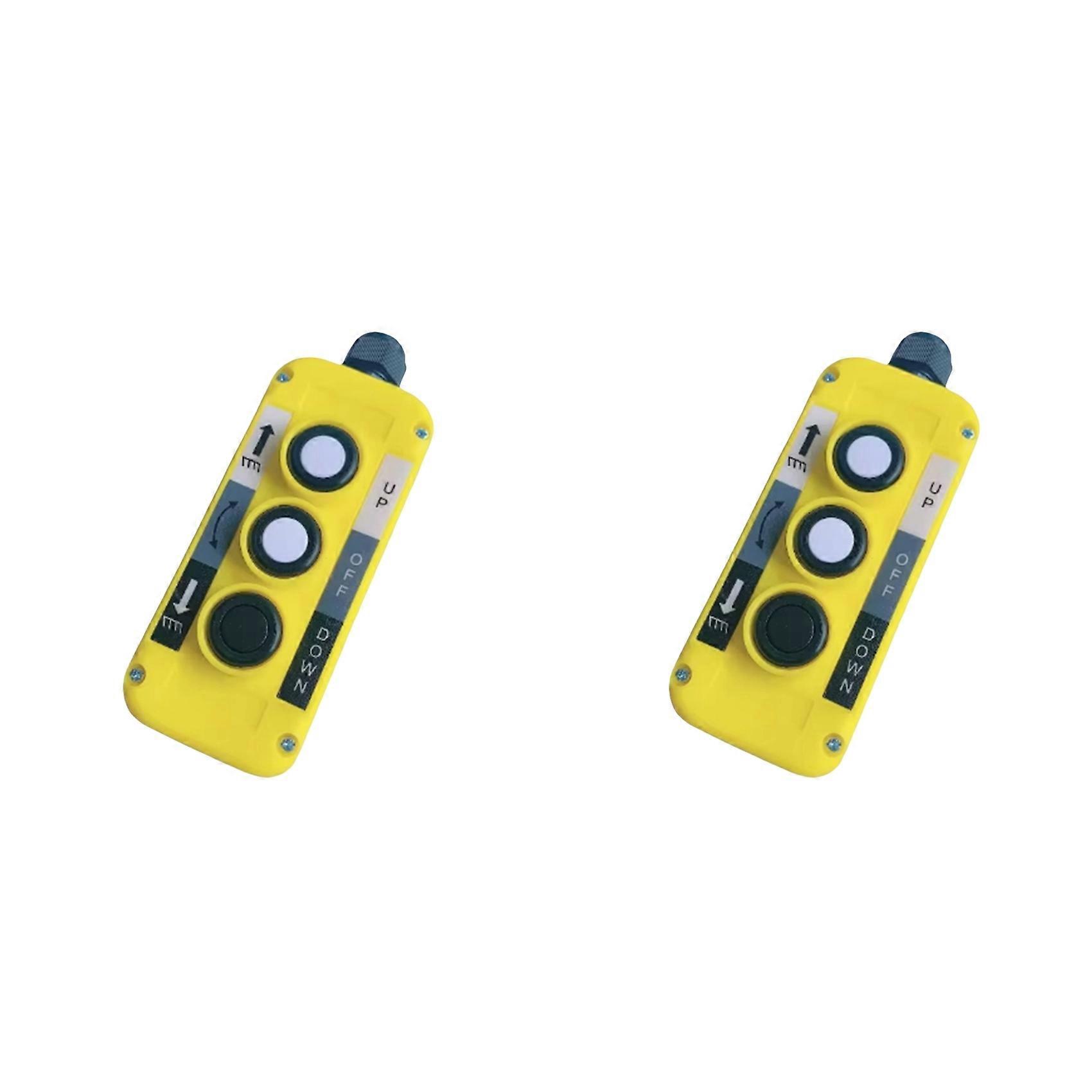 2X Car Tail Lift Button Switch Crane Loading and Unloading Control Handle