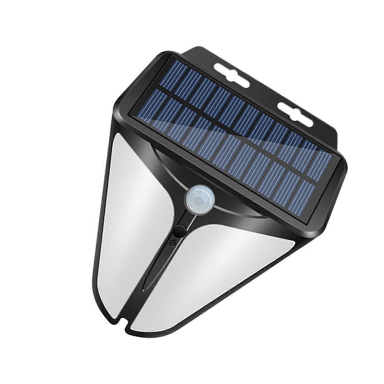 Solar Powered Motion Sensor Security Light Waterproof Outdoor Garden Farm PIR Alarm Lamp AntiTheft Solar Warning Light