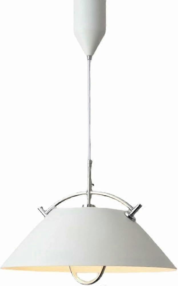 Modern Pendant Light, White Dome LED Ceiling Lamp, Adjustable Nordic Design for Dining Room