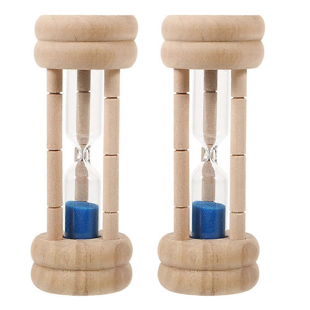 2Pcs Toothbrush Sand Timer for Kids with Accurate Timing and Visual Appeal