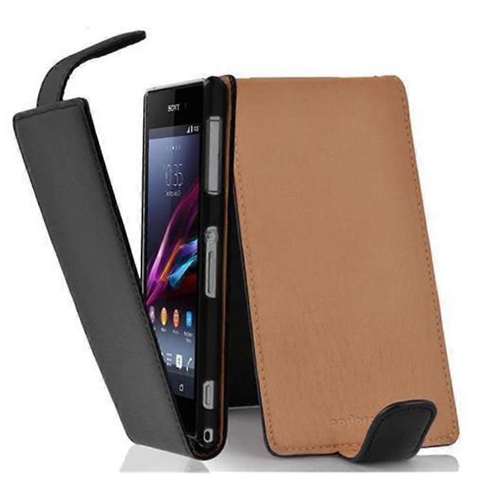 Sony Xperia Z1 COMPACT Case Flip Case - with Textured Surface