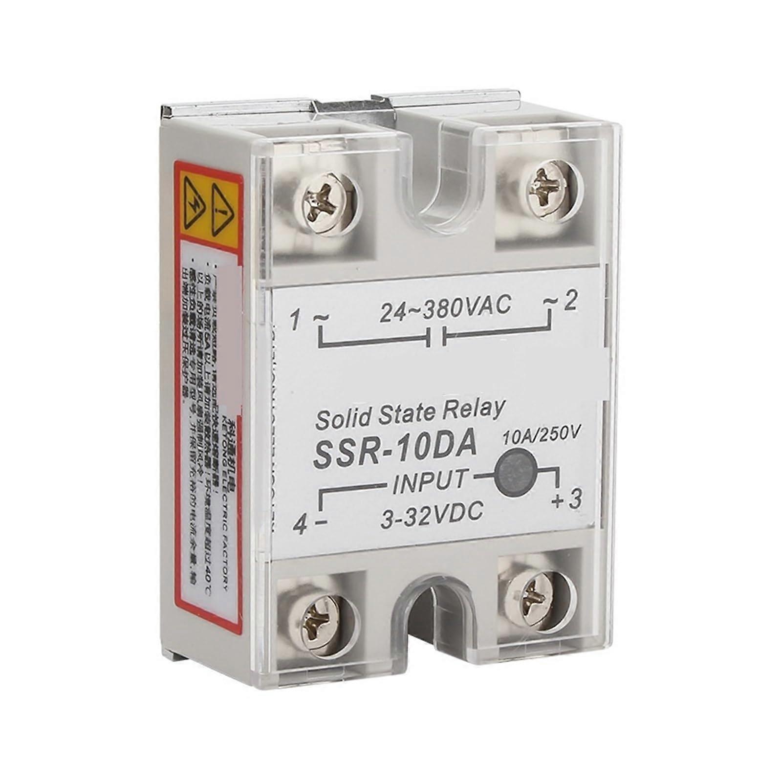 Solid State Relay SSR25DA 40DA 50DA DC to AC Zero Crossing  Load Capacity DC Control