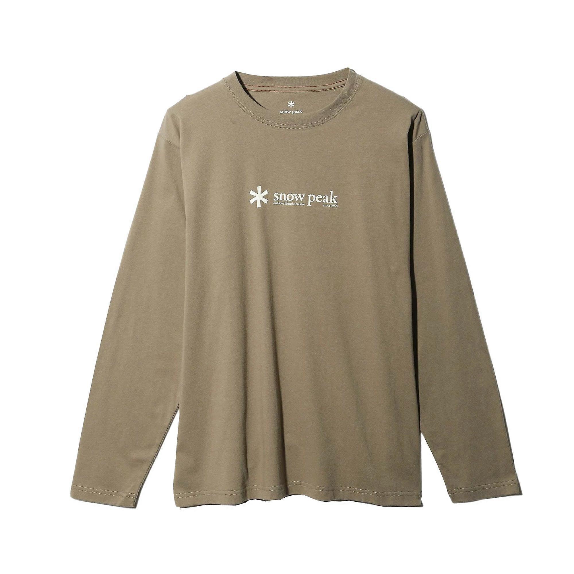 Snow Peak Soft Cotton Logo Long Sleeve TShirt Pro
