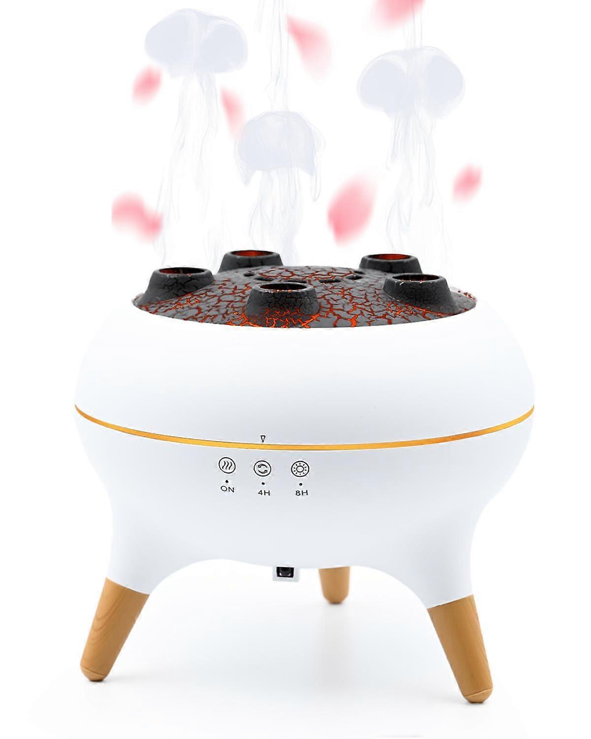 Jellyfish Humidifier Aromatherapy Diffuser with MusicSync Mist Rhythm, 7Color LED, Remote Control