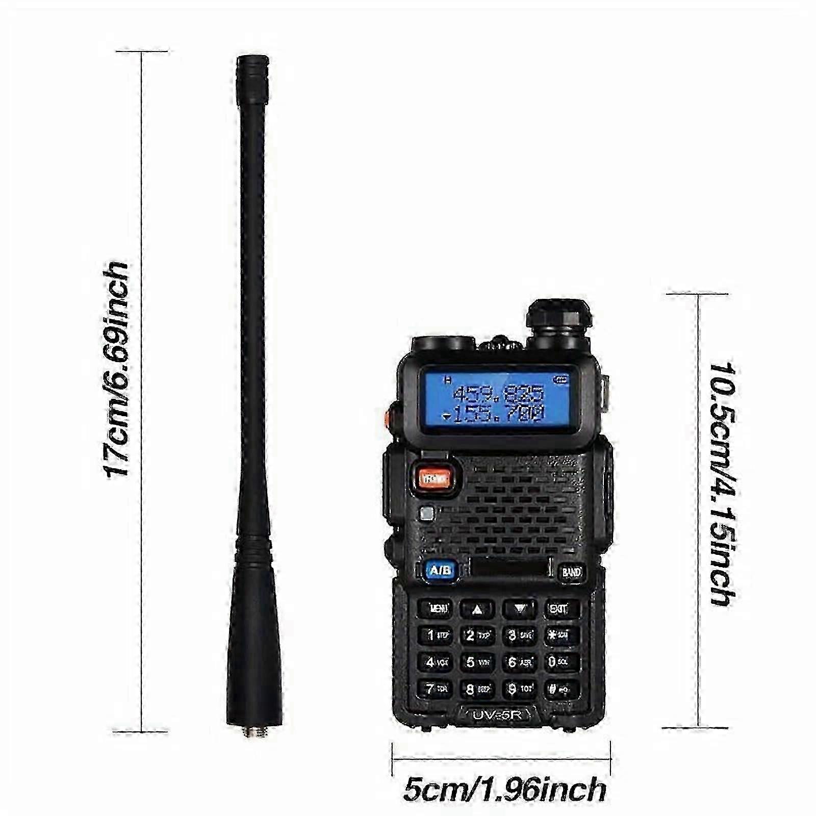 Radio Long Range UV5R Two Way Radio Dual Band Walkie-jc