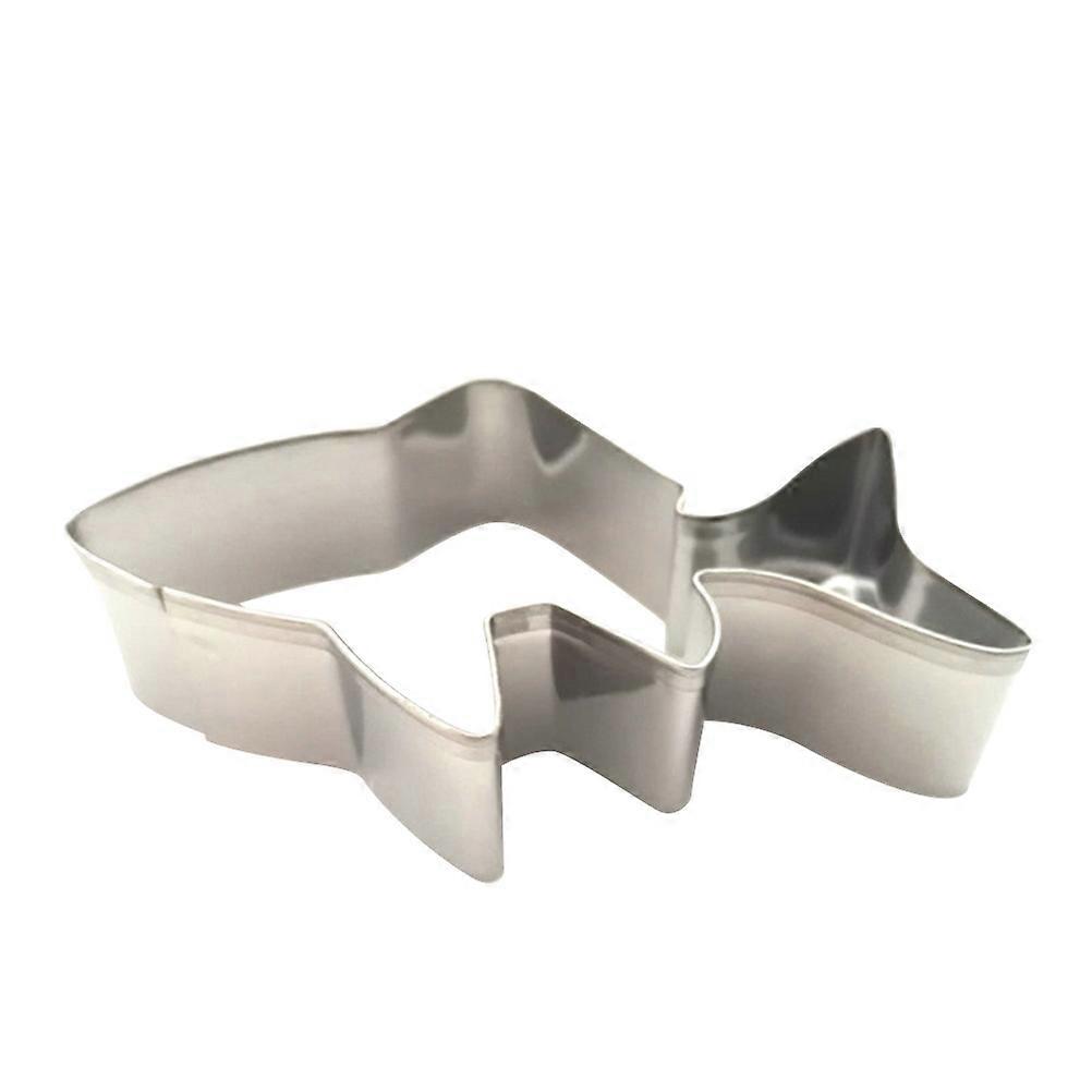 Stainless Steel Fish Shape Cookie Cutters Set for Baking 3Pcs