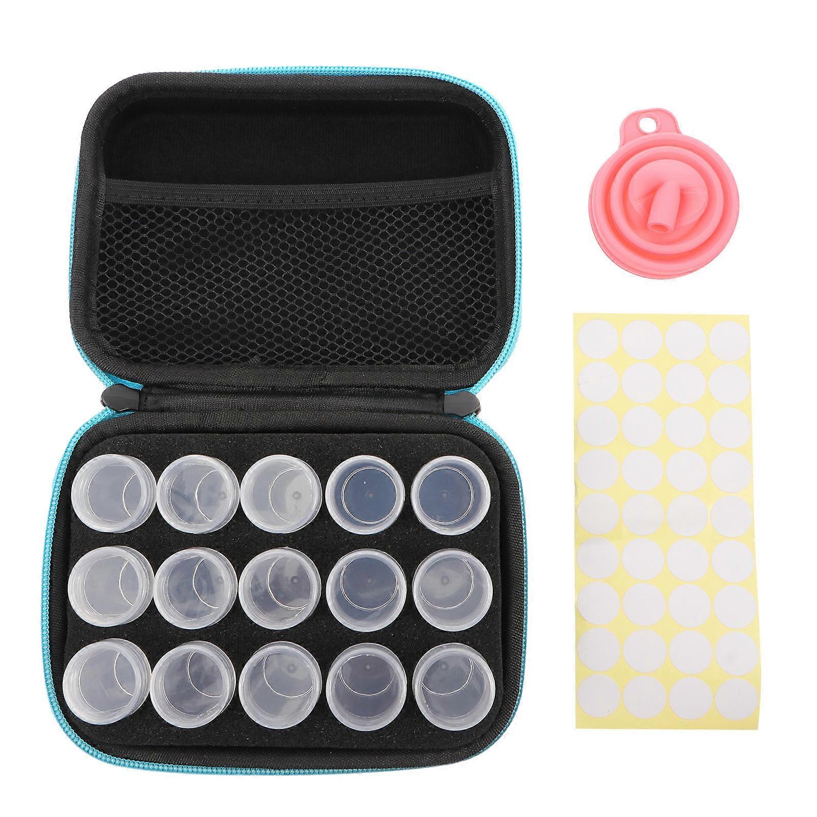 Jewelry Container Diamond Storage Box For Craft Projects Rectangular Box With 15 Compartments Storage 1 Set