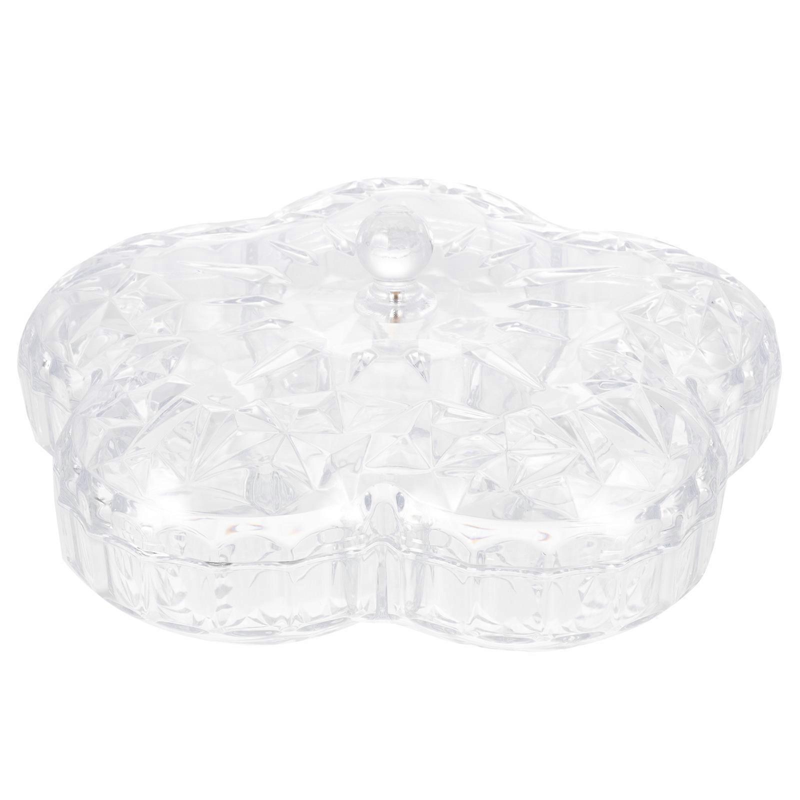 Snack Box Dried Fruit Tray Household Users Transparent Insect-Proof Storage 1Set