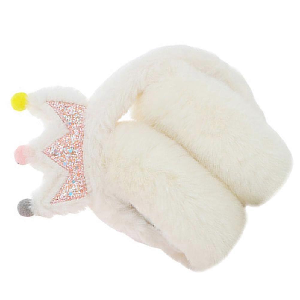 Earmuff Winter Ear Warmer Crown Shape Synthetic Material Warmth in Winter 1Pack