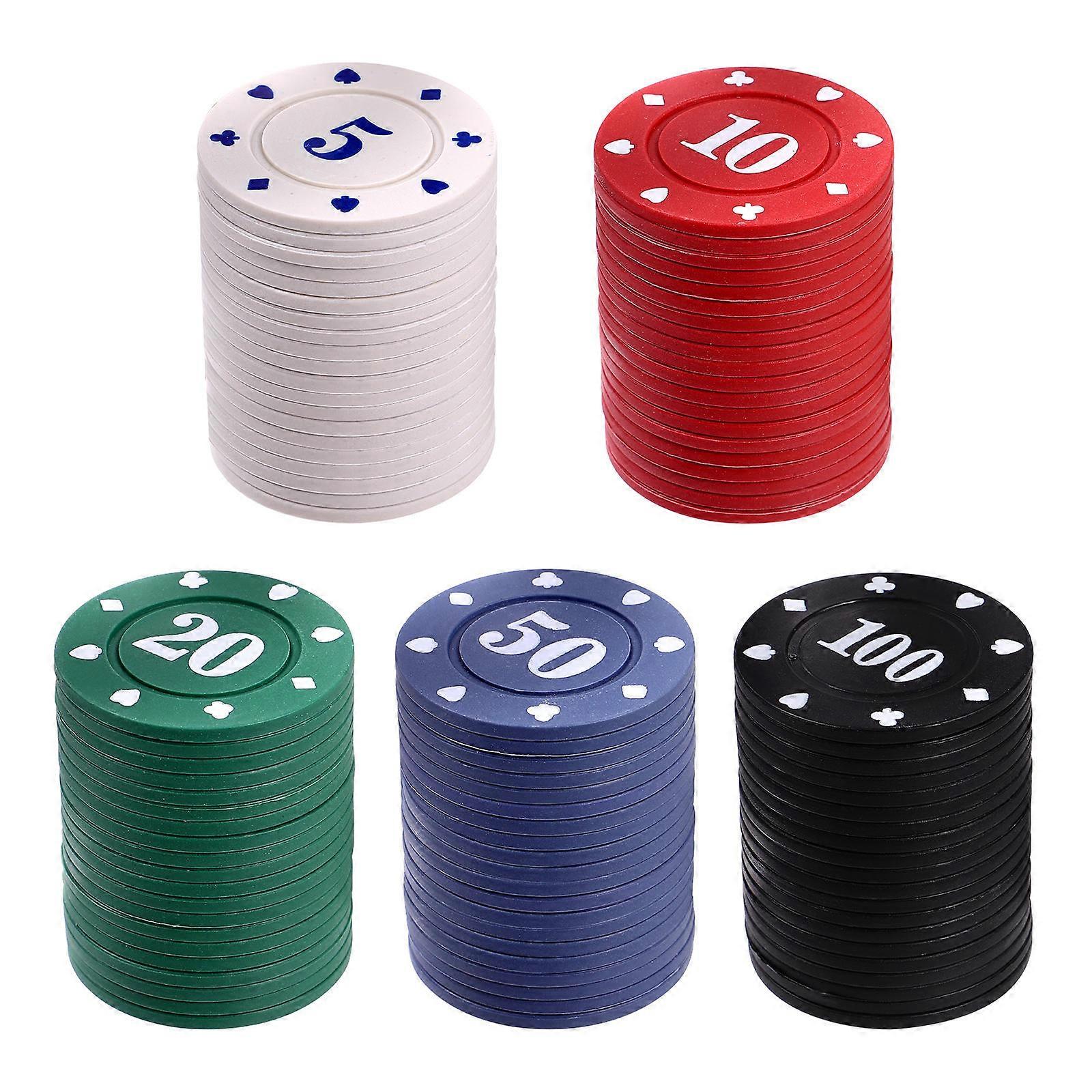 Nuobesty Poker Chips Game Chips for Playing Games 3Pcs Set