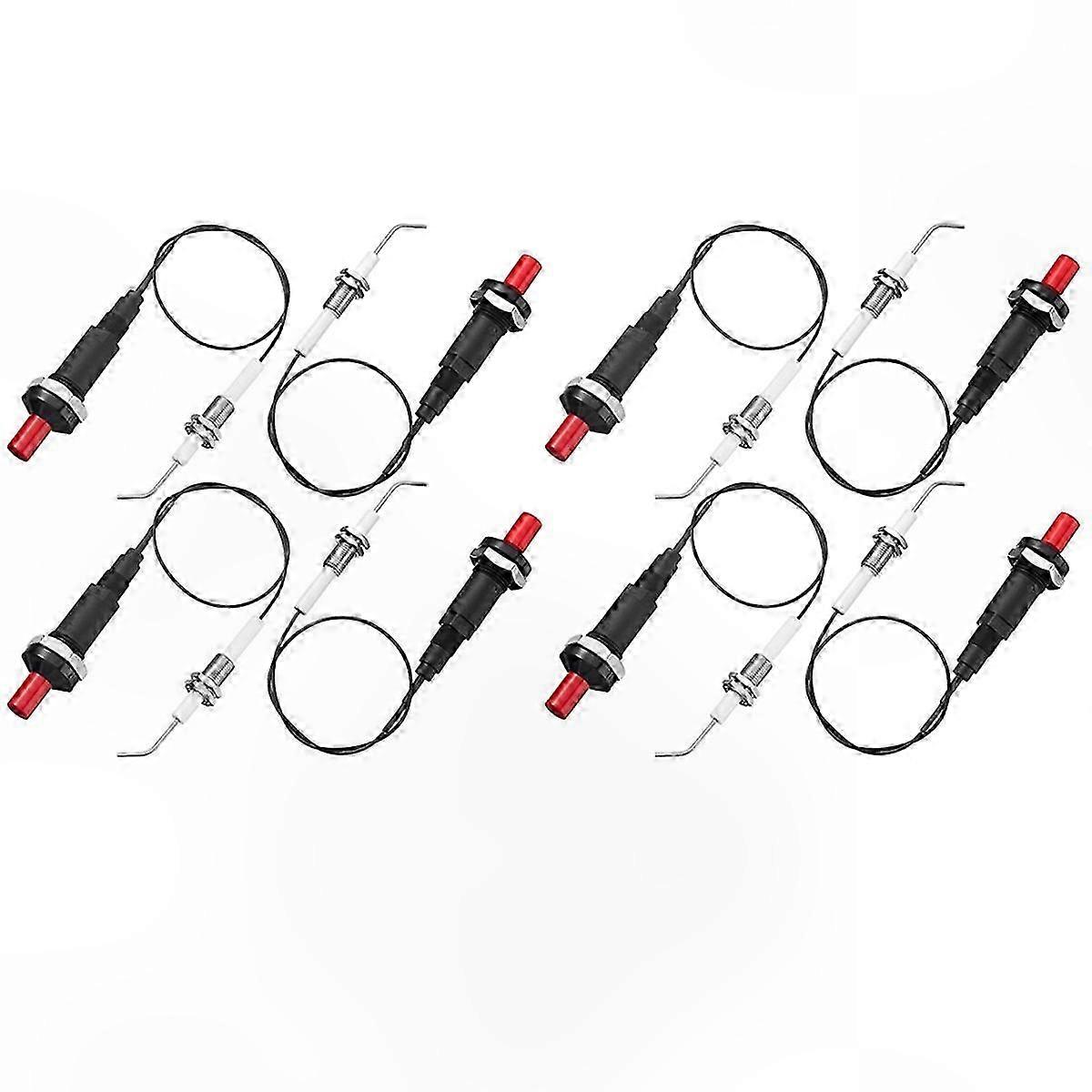 8-Piece Piezo Igniter Kit with Ceramic Electrode and Ignition Plug Wire