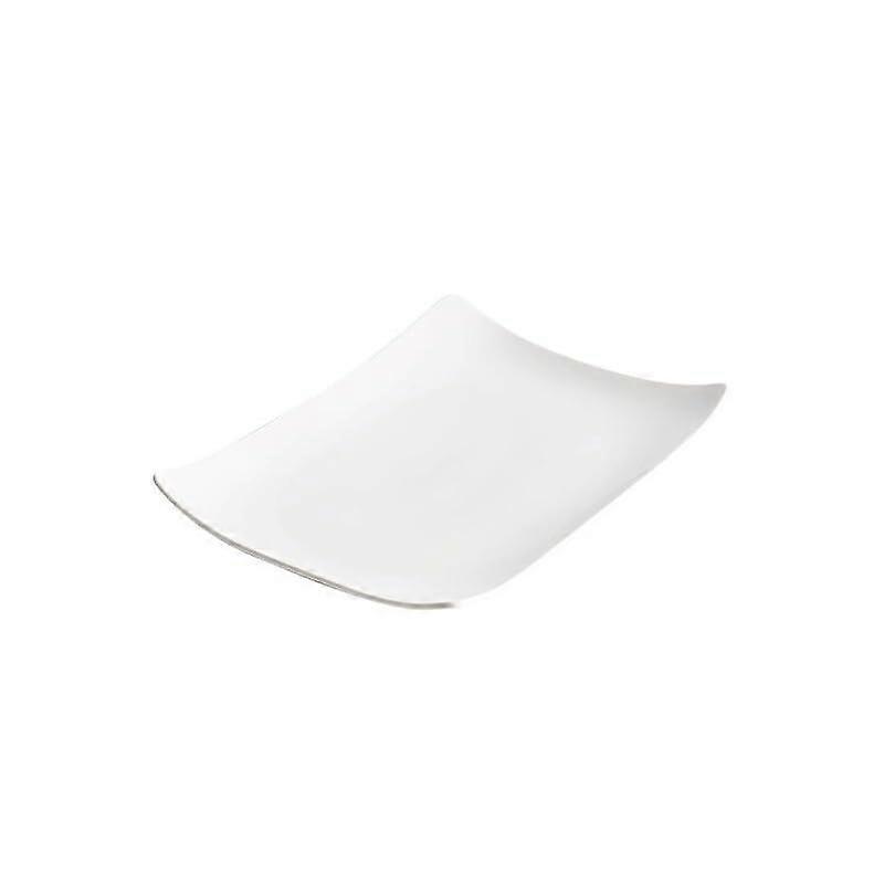 Large Rectangular Ceramic Dinner Plates with Elegant Minimalist Design for Sushi Desserts Parties