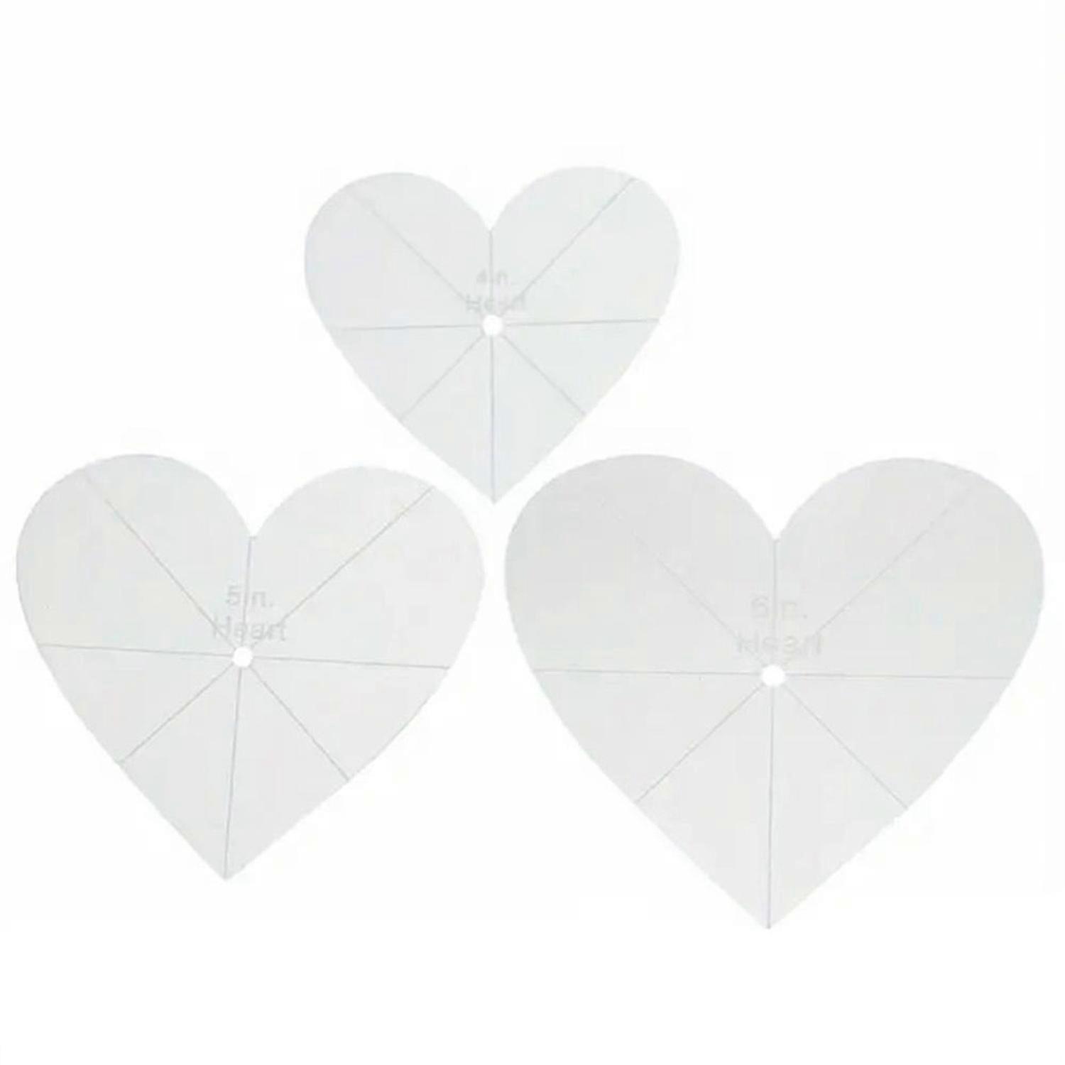 3pcs Quilting Templates Reusable Diy Patchworks Maker Kit Sewing Supply