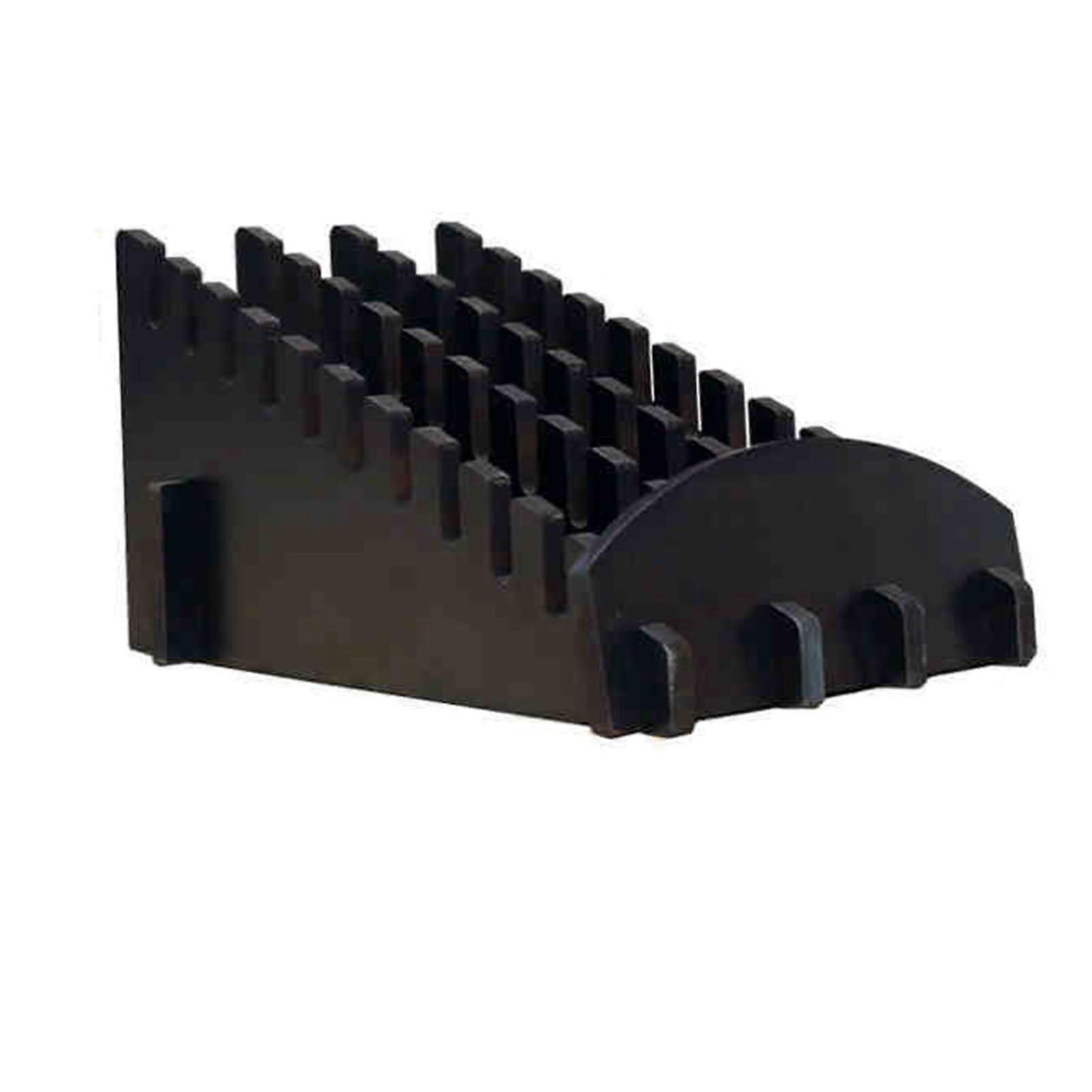 Double Row Tile Display Rack for 20 Samples, Floorstanding Ceramic Tile Stand for Showroom