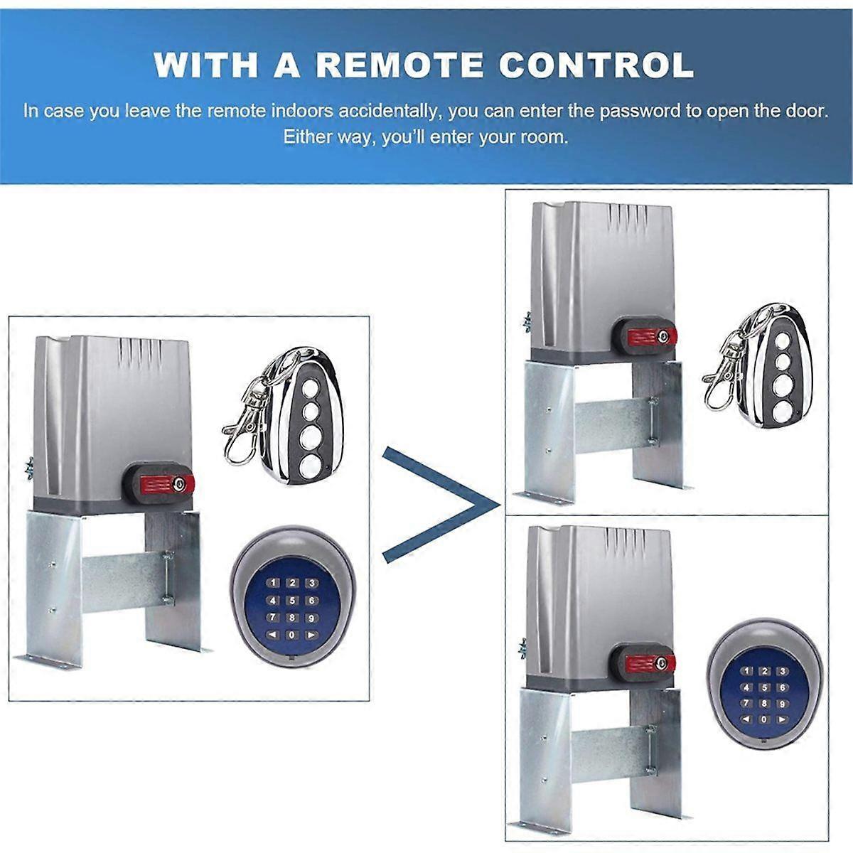 Security Wireless Automatic Code Entry Gate Keypad Remote Operator Panel Control for Sliding Gate O