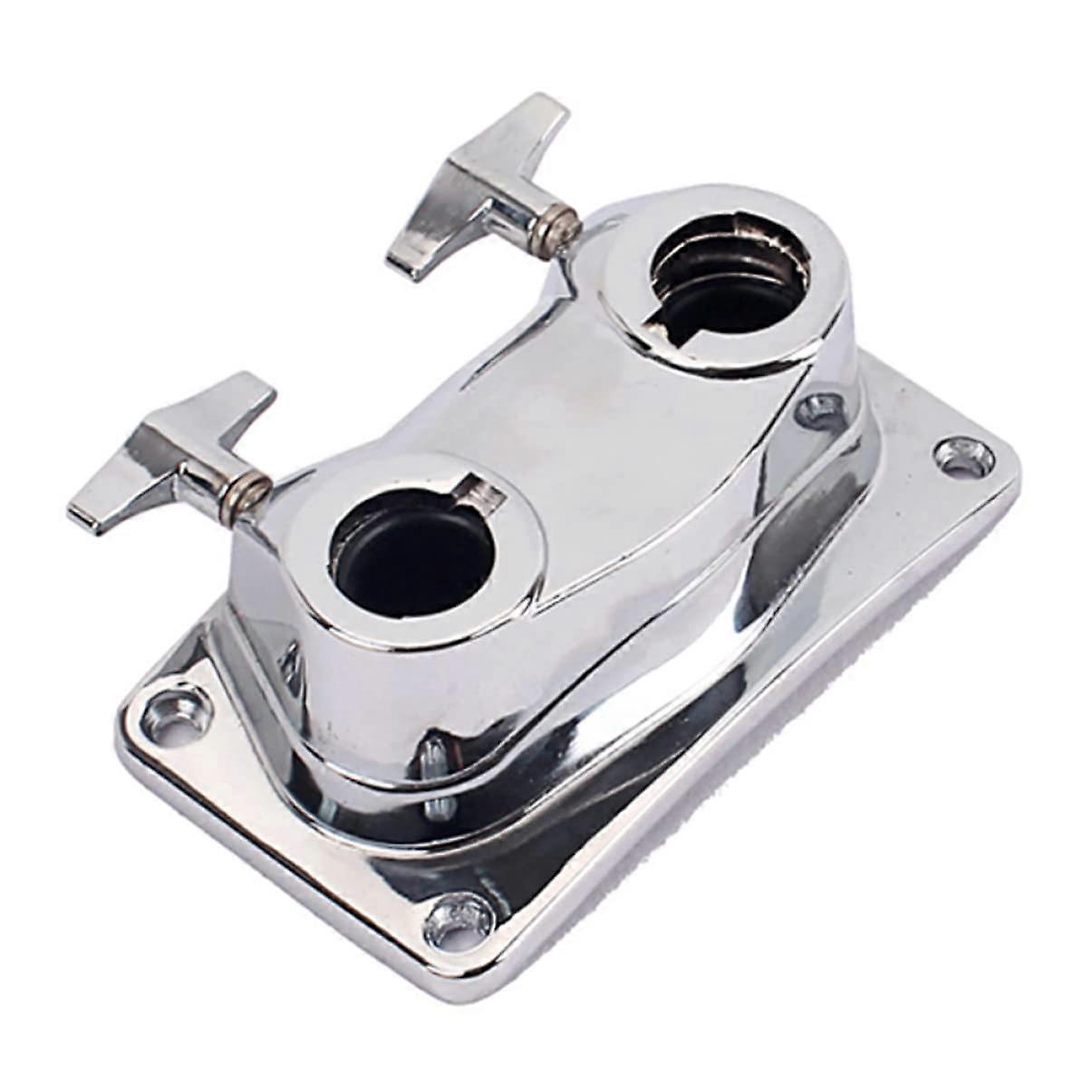 Drum Clamp with Cymbal Holder for Tom Mounting, Compact Lightweight Drum Rack Connector