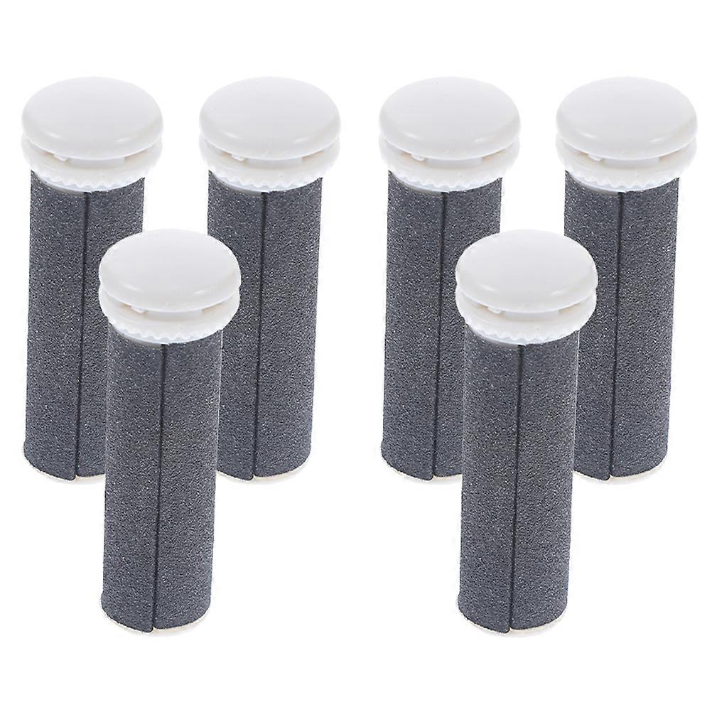Foot File Roller Heads Replacement for Electric Pedicure Tools 6Pcs Set