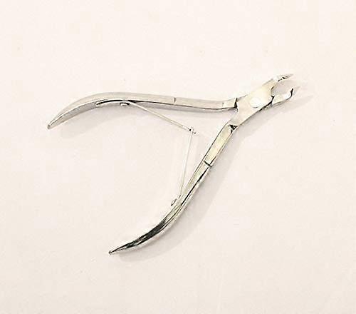 Professional Double Spring Cuticle Nipper Nickel Plated 4 Inch Sharp Jaw for Precise Trimming