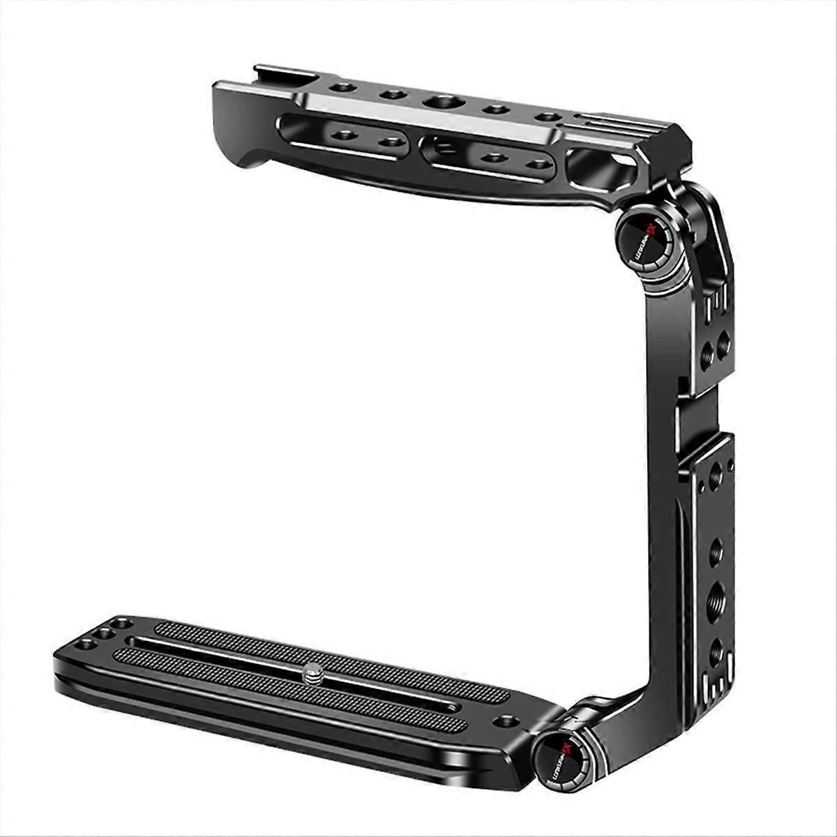 Cold Shoe Mount U-Shape Camera Handle Grip Video Light Holder